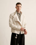 Lands Mode - Manun | Asymmetrisch Hochgeschlossen Jacke Herren