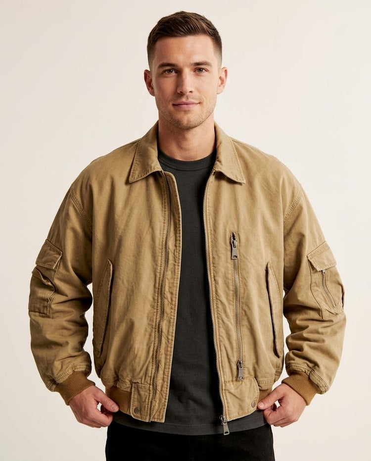 Beanland - Lehom | Gefütterte Weite Jacke Unisex