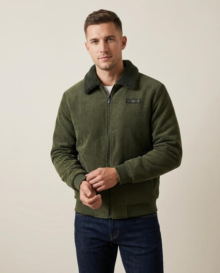 Beanland - Sosim | Gefütterte Cord- Jacke Herren