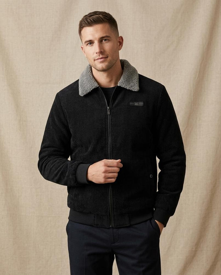 Beanland - Sosim | Gefütterte Cord- Jacke Herren