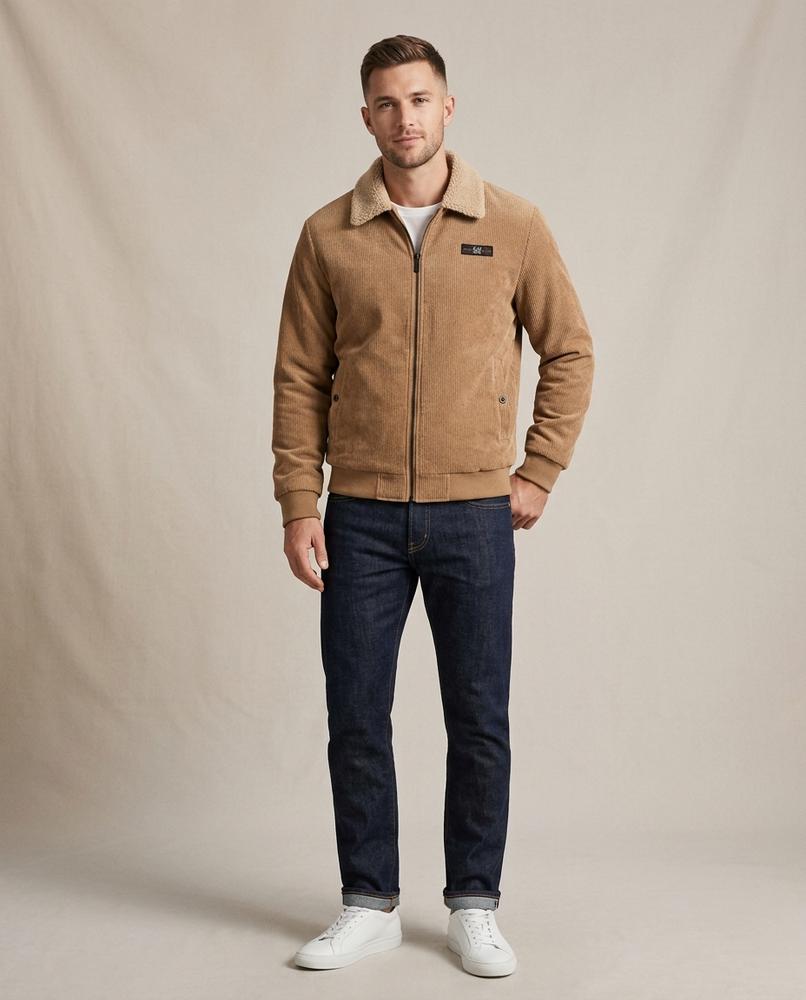 Lands Mode - Sosim | Gefütterte Cord- Jacke Herren