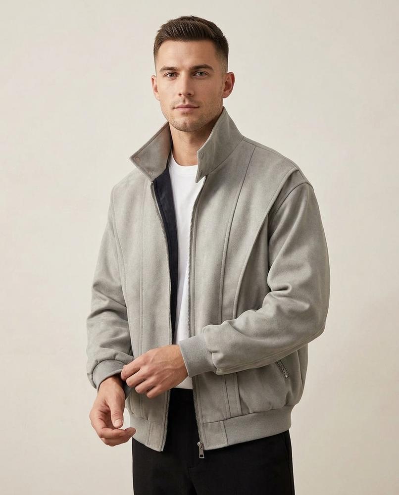 Beanland - Yuket | Strukturierte Hochgeschlossene Jacke Unisex