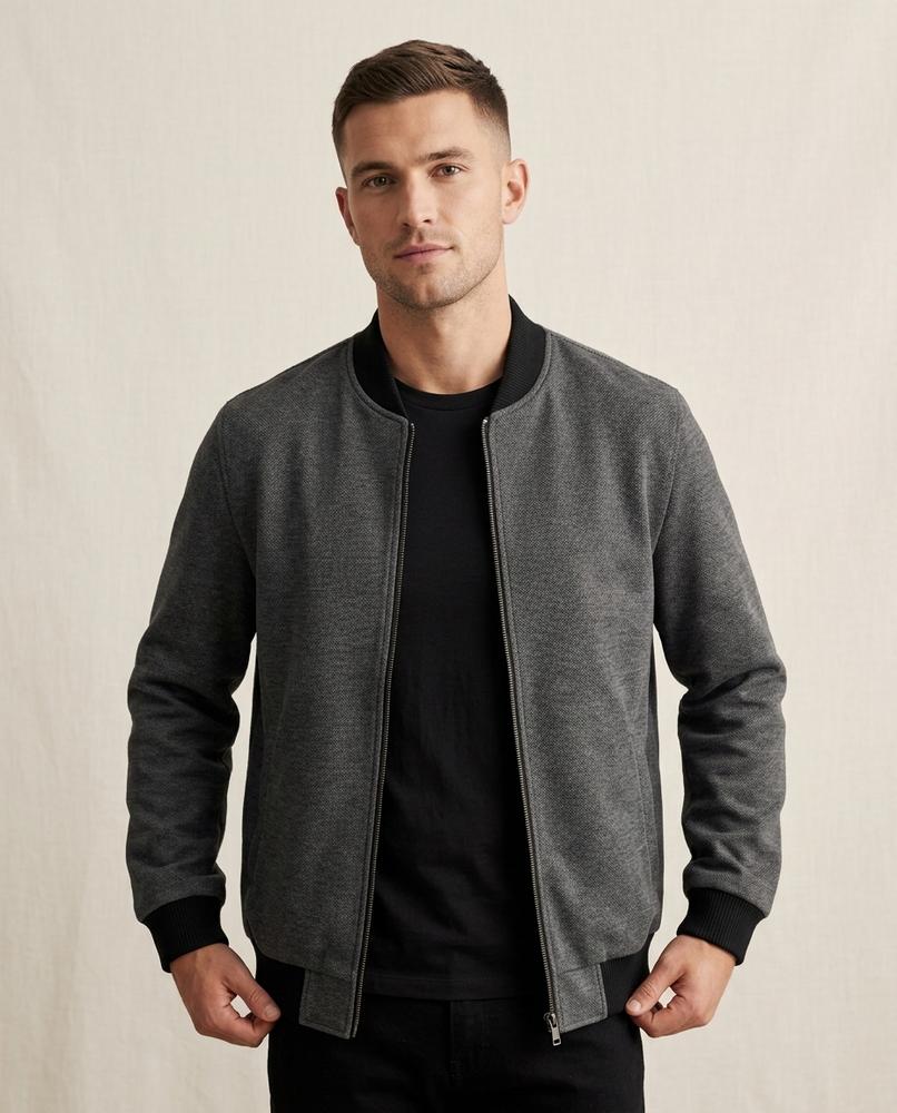 Lands Mode - Makul | Gerippte Gefütterte Jacke Herren