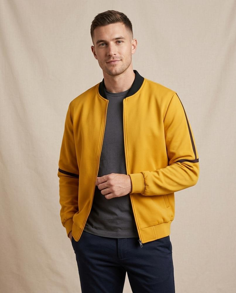Lands Mode - Makul | Gerippte Gefütterte Jacke Herren