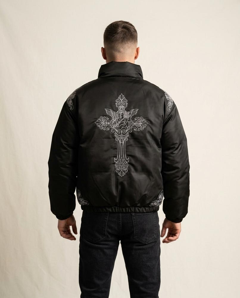 Lands Mode - Radus | Bestickt Gefüttert Jacke Unisex