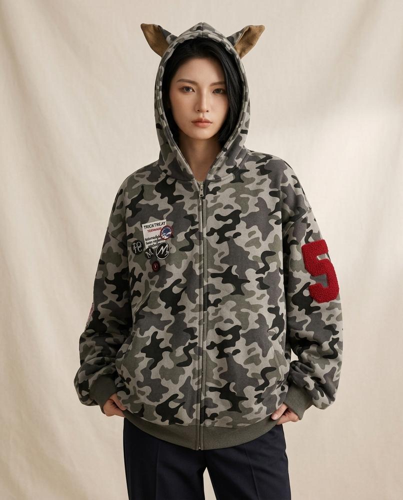 Beanland - Eaduv | Applizierter Übergroß Hoodie Unisex