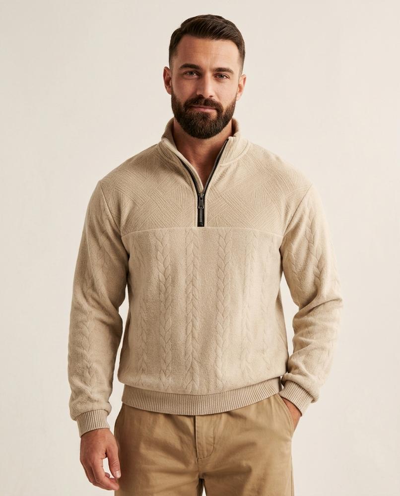 Lands Mode - Lubok | Strukturiert Warm Pullover Herren