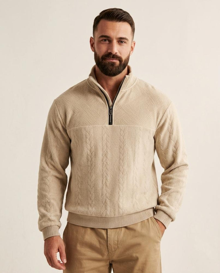 Beanland - Lubok | Strukturiert Warm Pullover Herren
