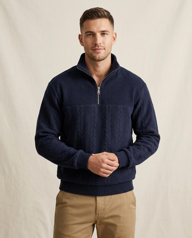 Beanland - Lubok | Strukturiert Warm Pullover Herren