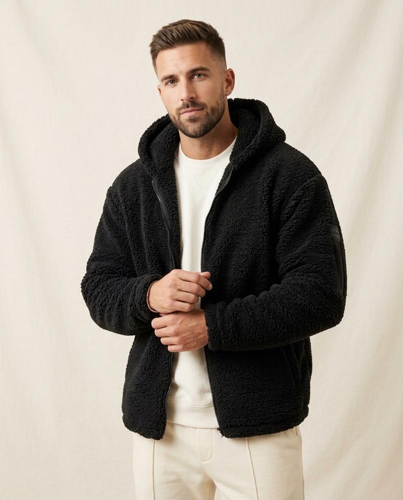 Lands Mode - Yiben | Strukturiert Gefüttert Jacke Herren