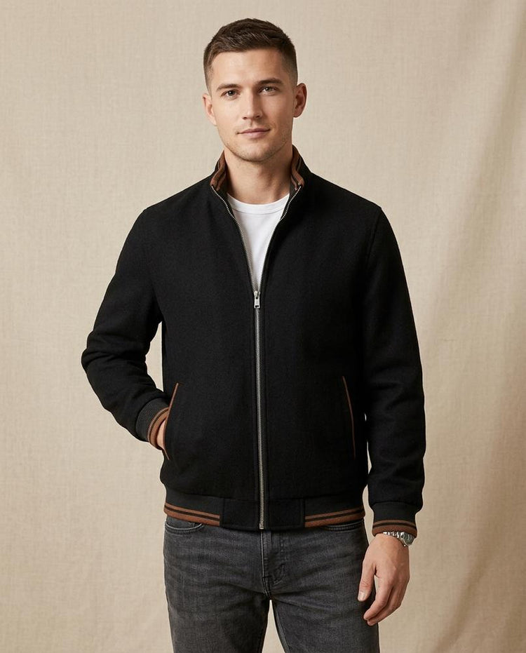 Beanland - Lolud | Stehkragen Gerippt Jacke Herren