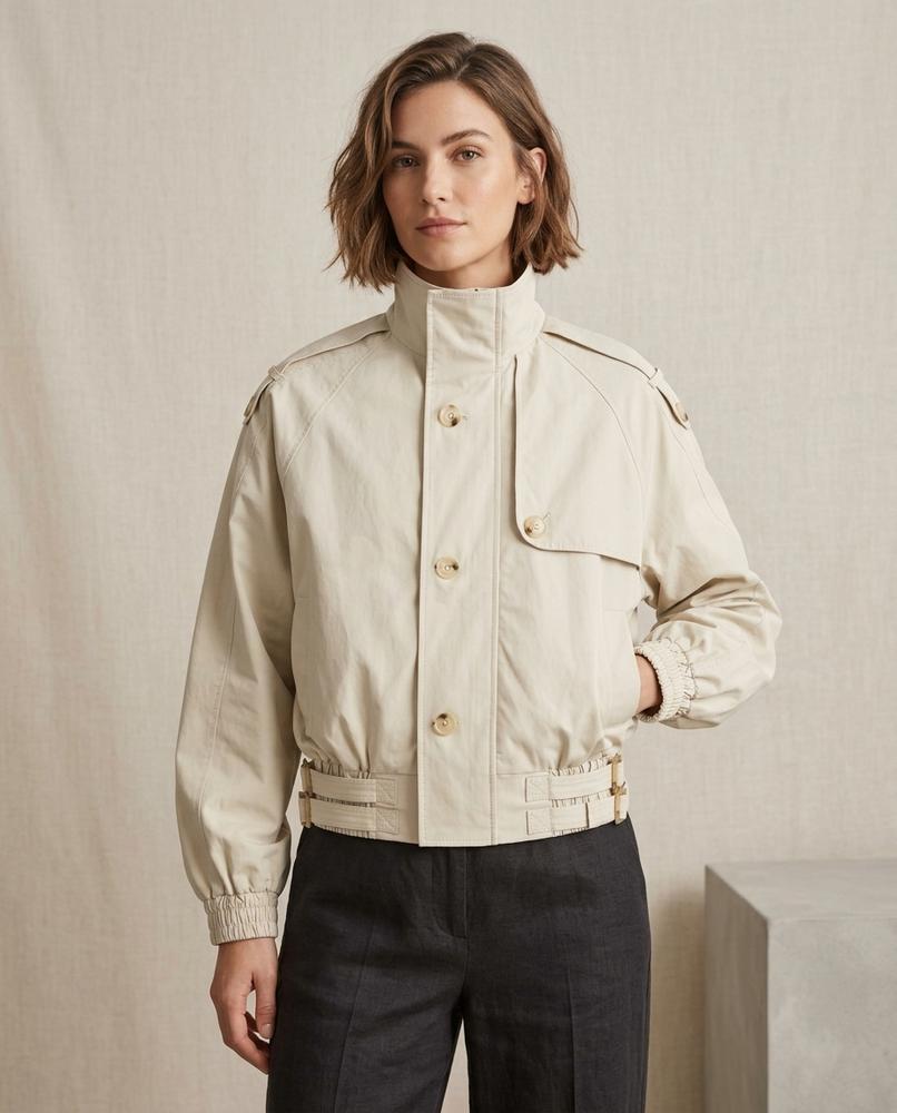 Lands Mode - Sunon | Geknöpfte Kurz Geschnittene Jacke Damen