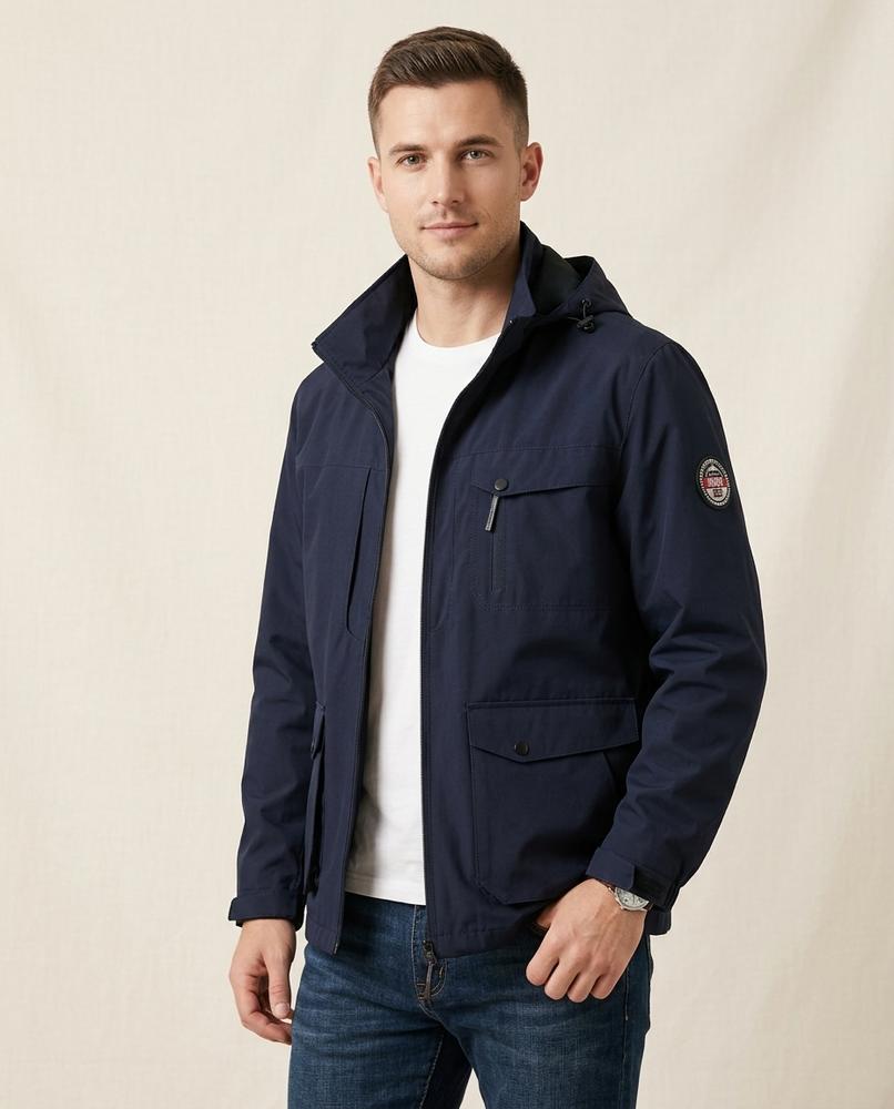 Lands Mode - Zetav | Reißverschluss Kapuzen Jacke Herren