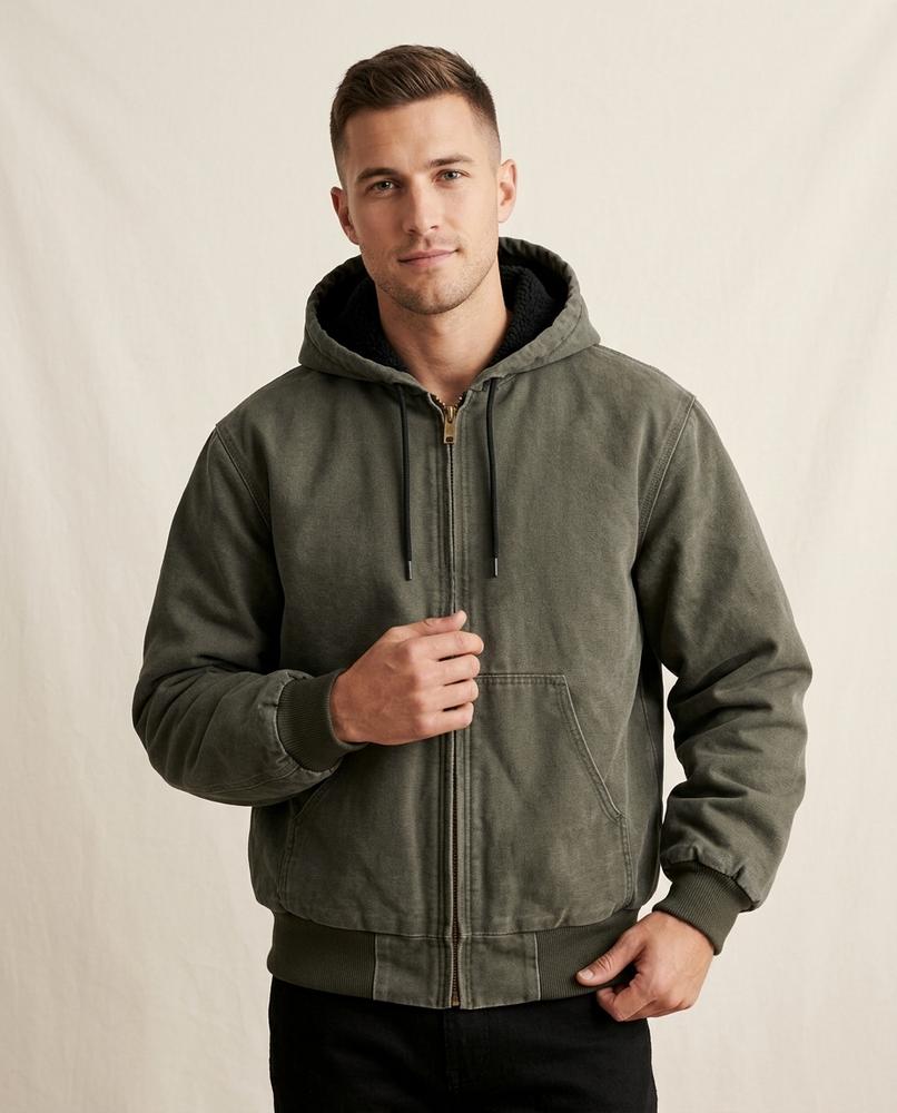 Lands Mode - Yozuk | Gefütterte Canvas Jacke Unisex