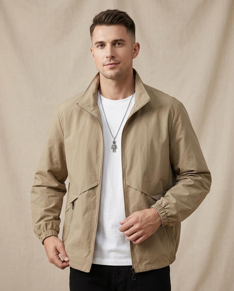 Lands Mode - Mazar | Leichte Ungefütterte Jacke Herren