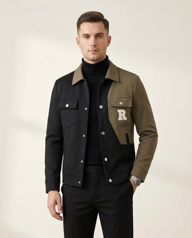 Beanland - Dalis | Gefütterte Zweifarbige Jacke Herren