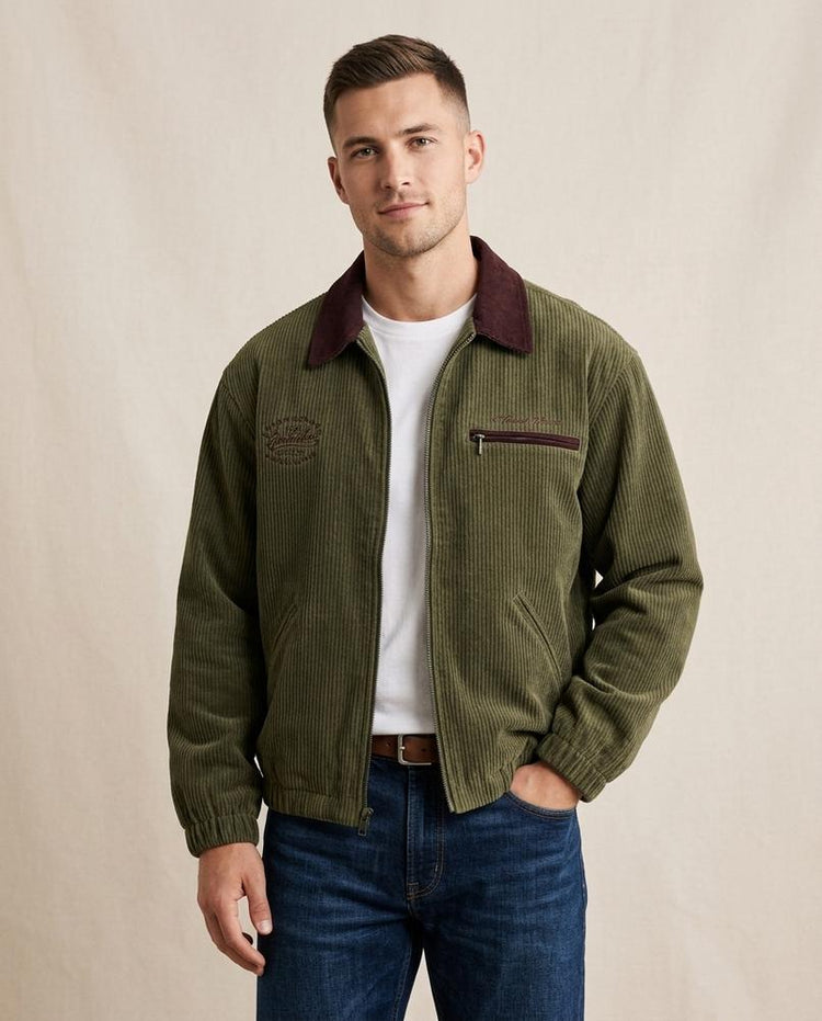 Beanland - Ribin | Gefütterte Cord Jacke Herren
