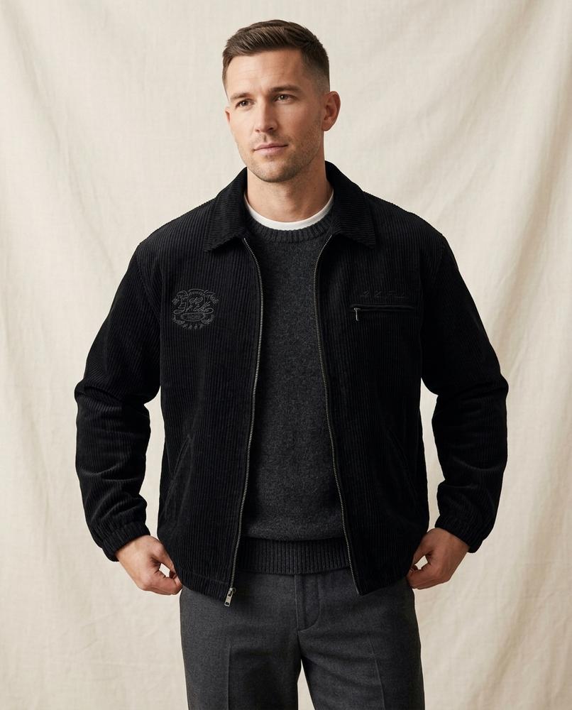 Lands Mode - Ribin | Gefütterte Cord Jacke Herren