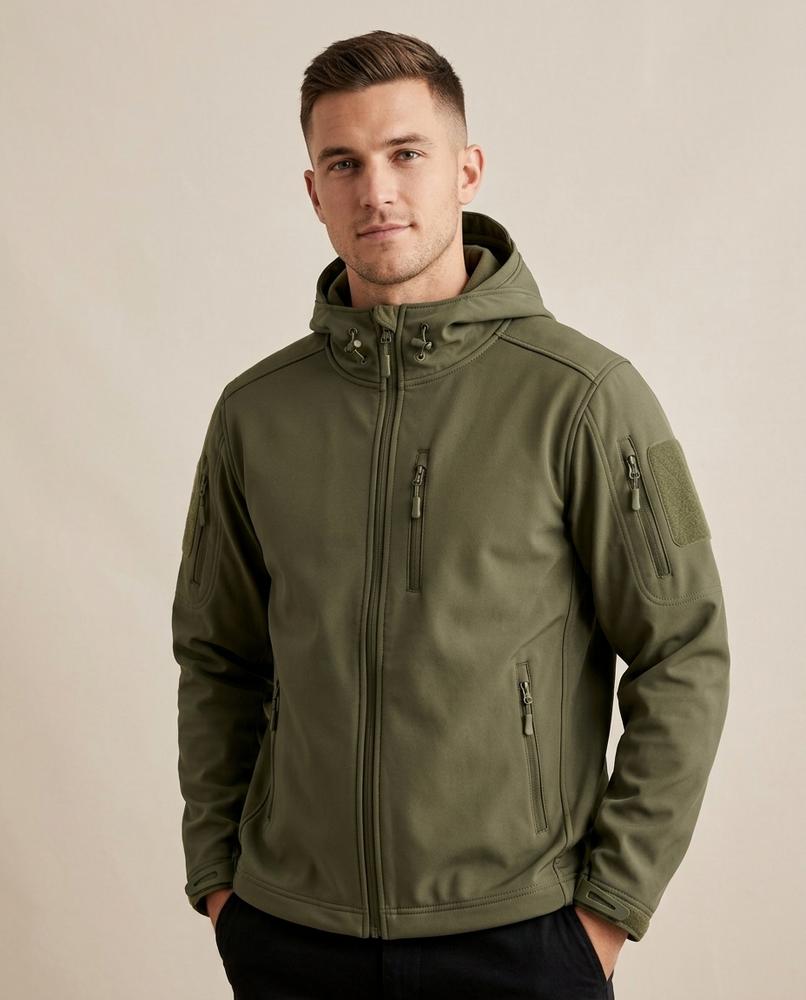 Lands Mode - Cawel | Reißverschluss Softshell Jacke Herren