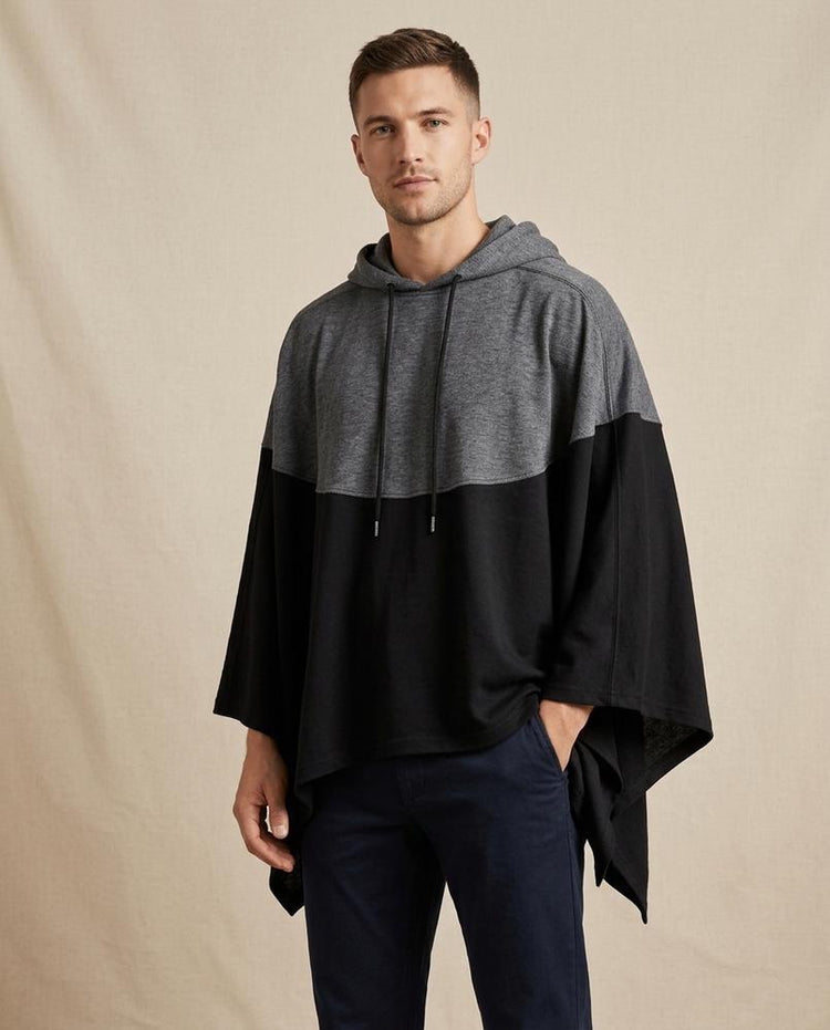 Beanland - Vufod | Zweifarbig Asymmetrisch Hoodie Unisex