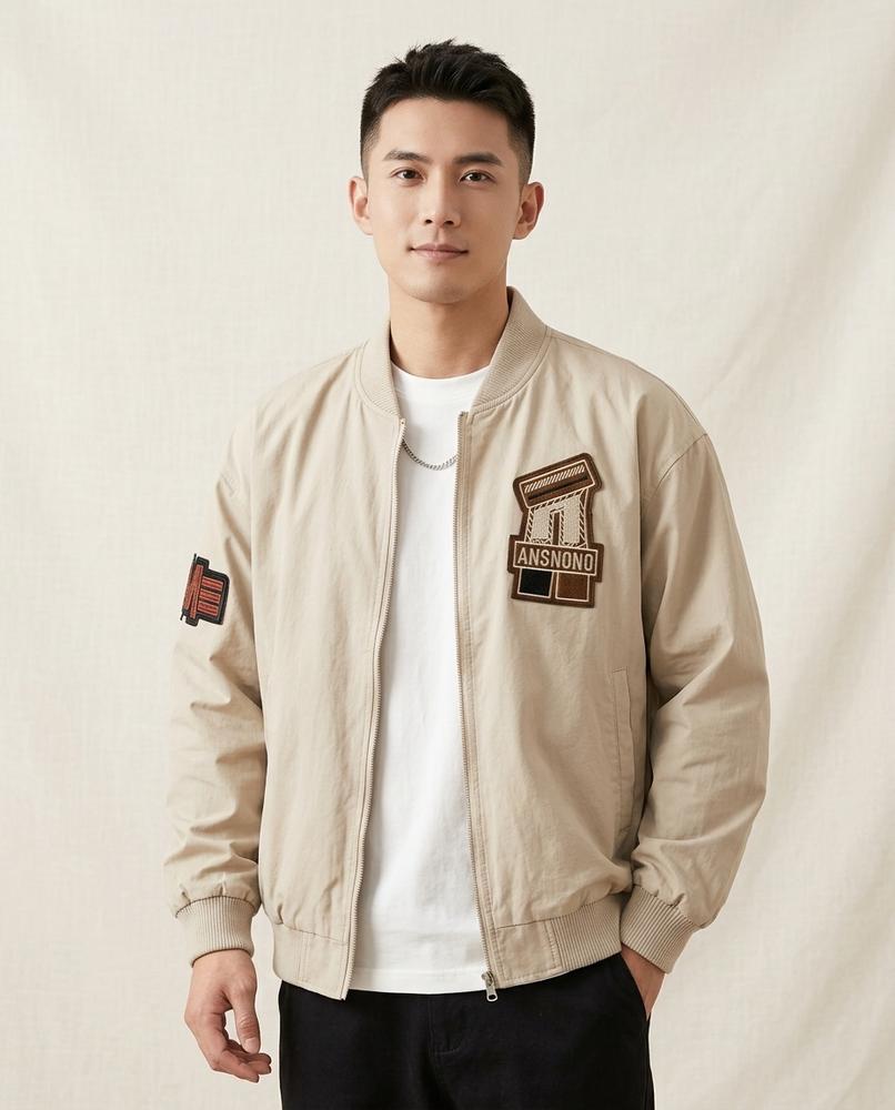 Lands Mode - Tudos | Bestickte Leichte Jacke Unisex