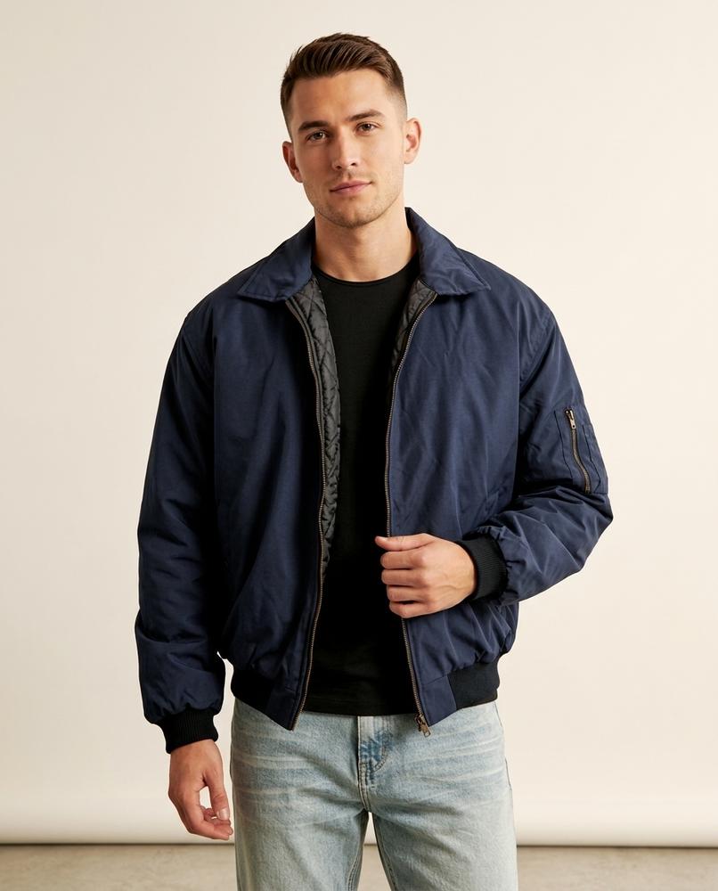 Lands Mode - Tupiv | Gefütterte Weite Jacke Herren