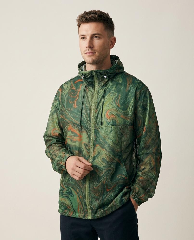 Lands Mode - Zoton | Gemustert Leicht Jacke Herren