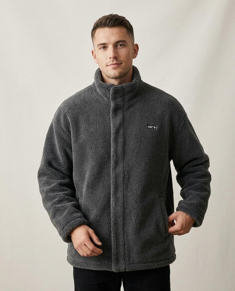Beanland - Eepul | Hochgeschlossene Teddyfleece Jacke Unisex