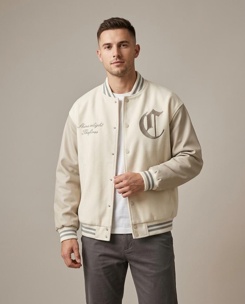 Lands Mode - Nihil | Bestickt Gerippt Jacke Unisex