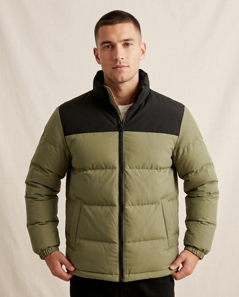 Lands Mode - Ausek | Wattiert Zweifarbig Jacke Herren