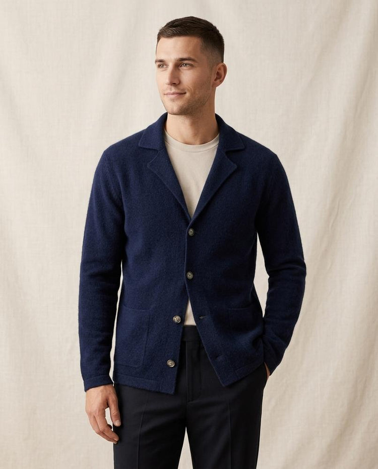 Beanland - Vizuk | Wollig Geknöpft Strickjacke Herren