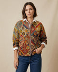 Lands Mode - Mifom | Gemustert Geknöpft Jacke Damen