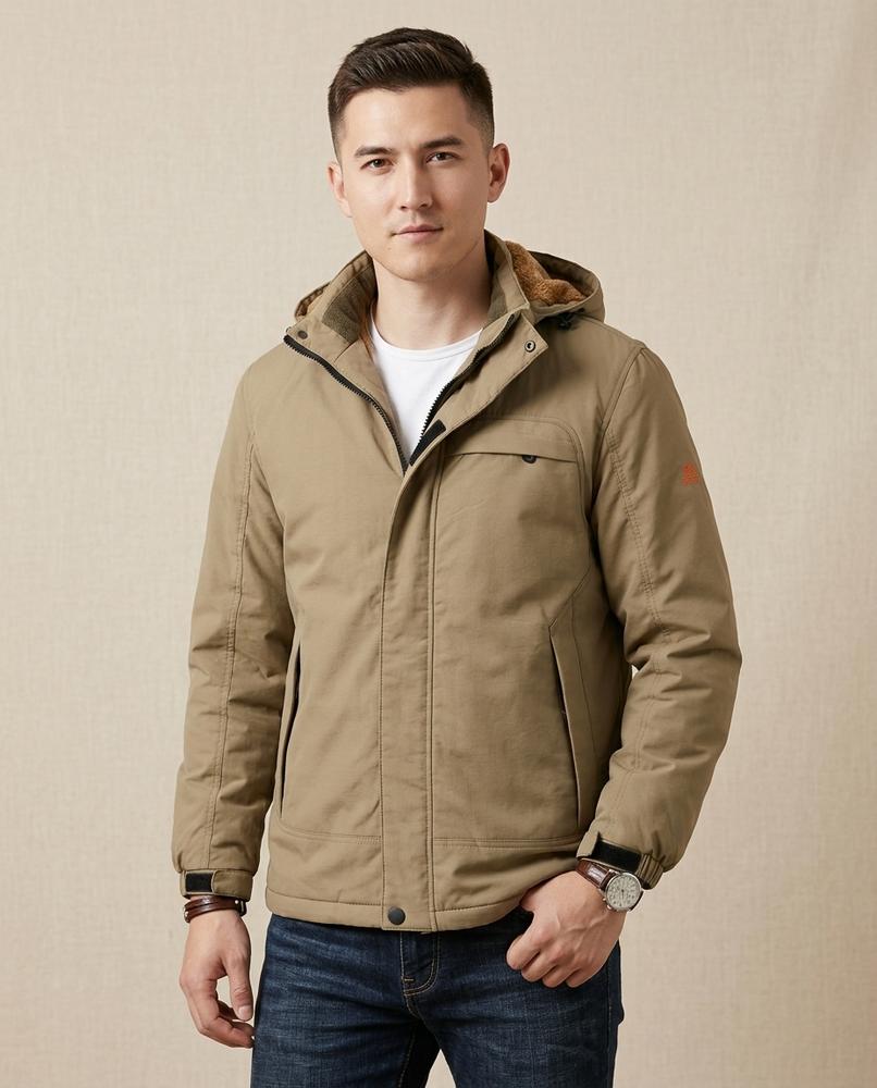 Lands Mode - Cevir | Gefütterte Kapuzen Jacke Herren
