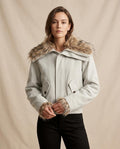 Lands Mode - Remen | Pelzbesetzt Kurzgeschnitten Jacke Damen