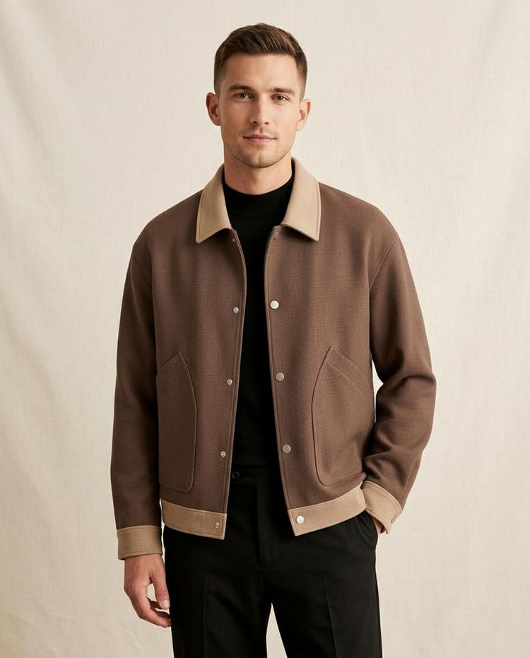 Beanland - Yikut | Strukturiert Zweifarbig Jacke Herren