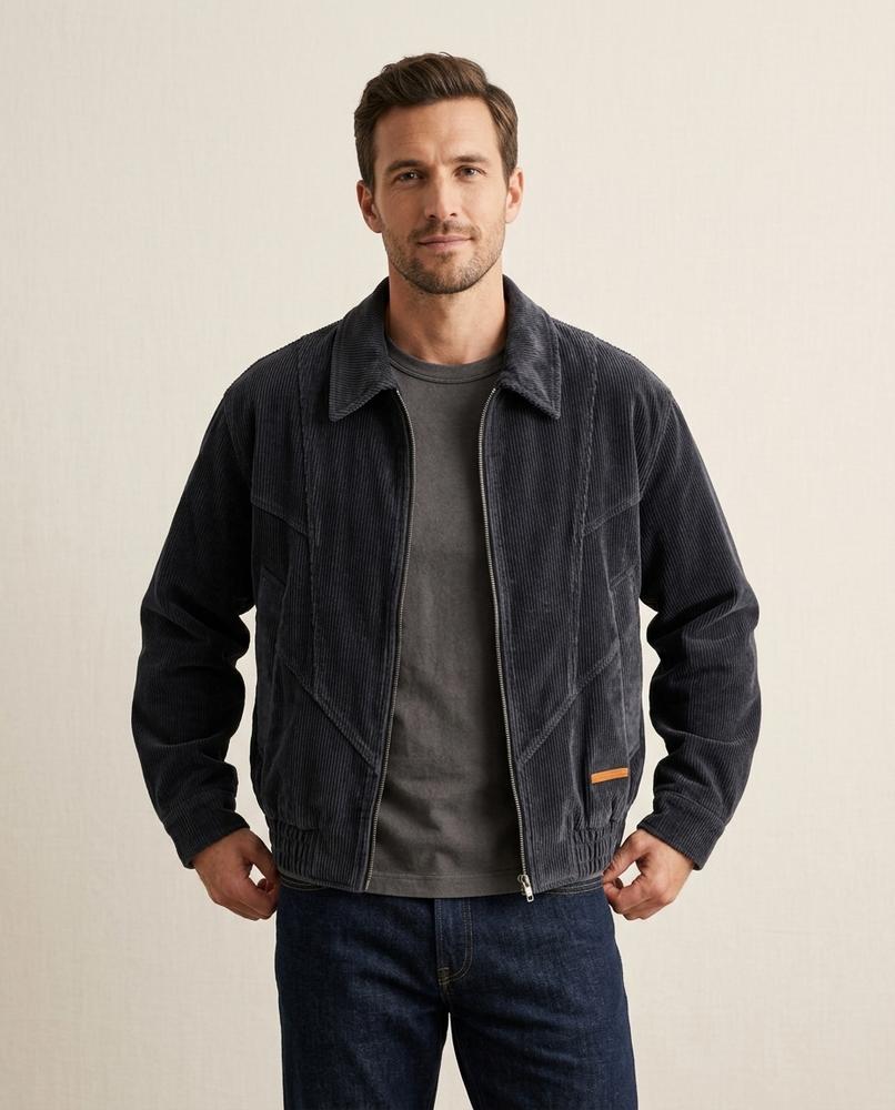 Lands Mode - Dorun | Reißverschluss Cord Jacke Unisex