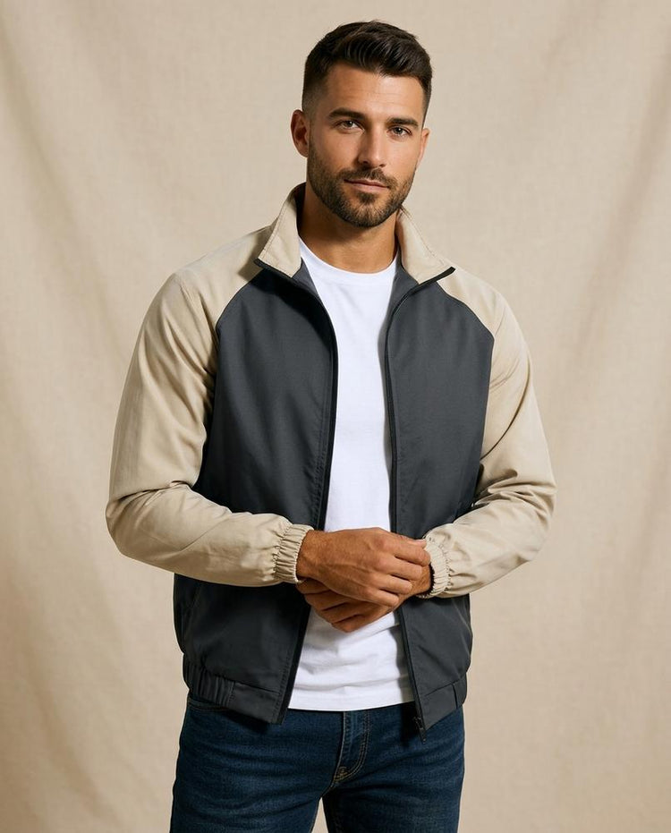 Beanland - Ronon | Zweifarbige Leichte Jacke Herren