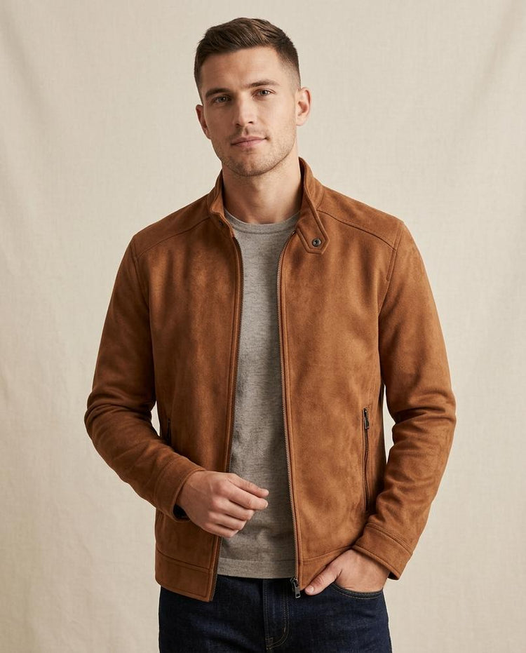 Beanland - Mezus | Taillierte Strukturierte Jacke Herren