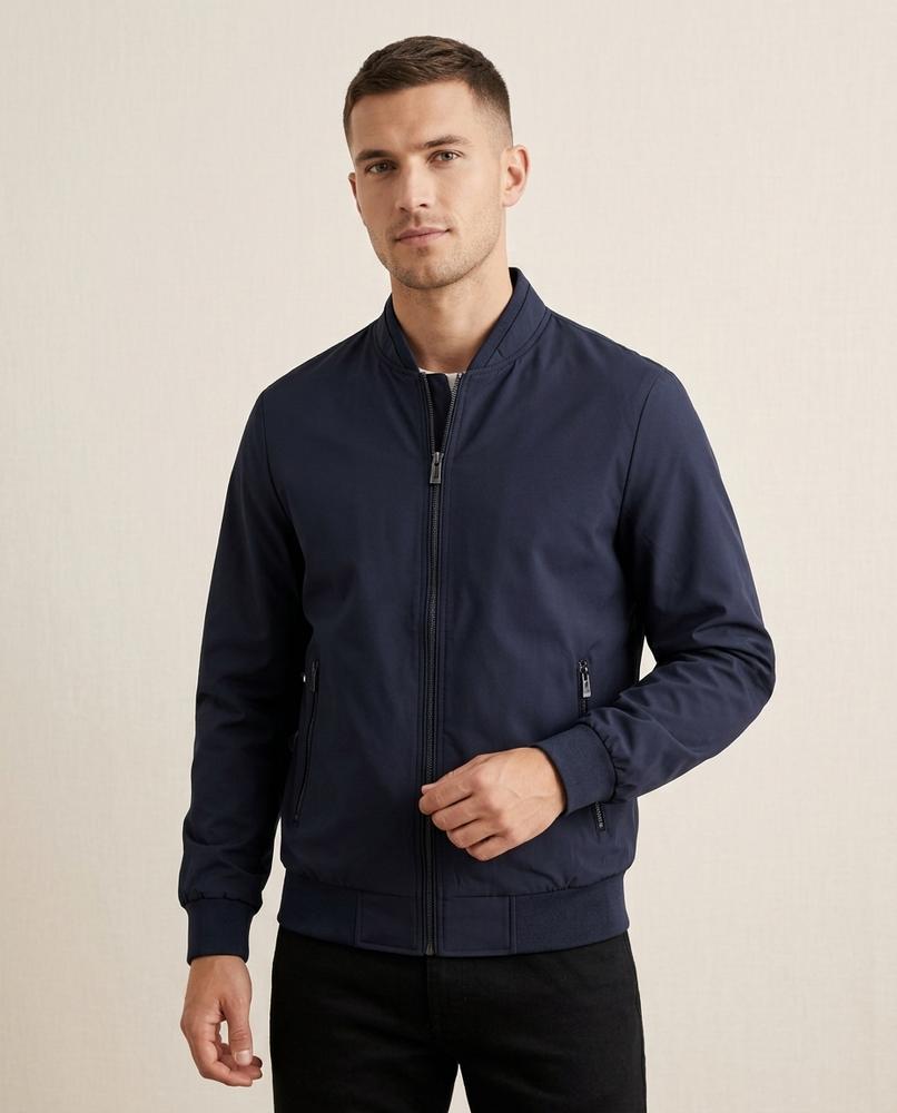 Lands Mode - Suvin | Gefütterte Langärmlige Jacke Herren