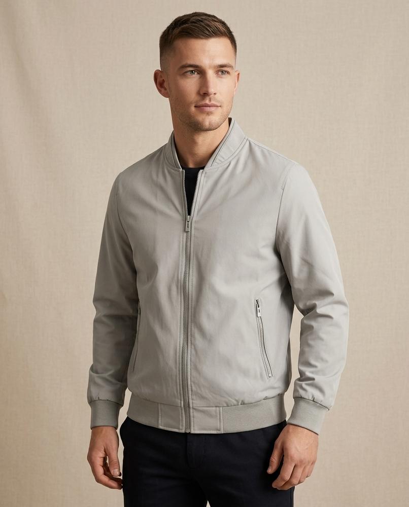 Lands Mode - Suvin | Gefütterte Langärmlige Jacke Herren
