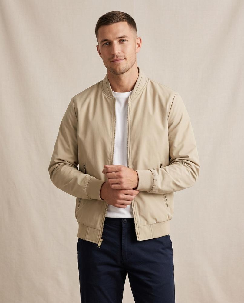 Lands Mode - Suvin | Gefütterte Langärmlige Jacke Herren