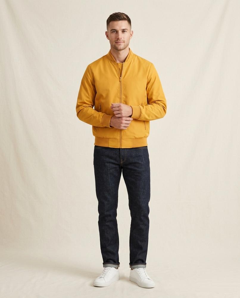 Lands Mode - Suvin | Gefütterte Langärmlige Jacke Herren