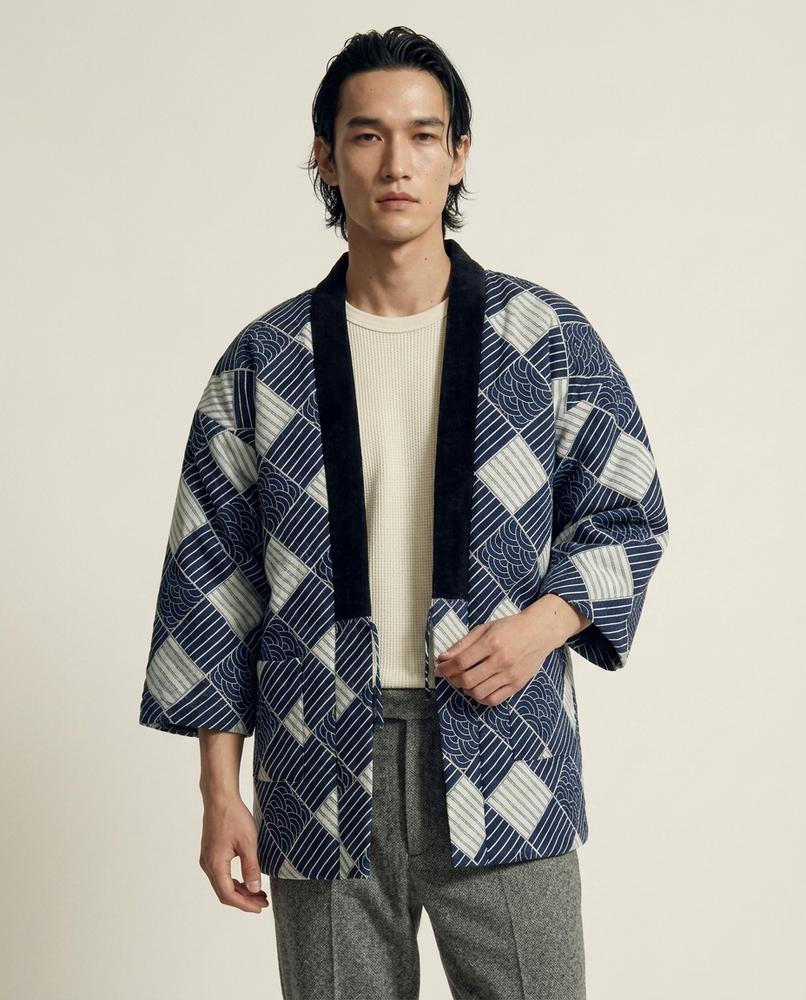 Lands Mode - Tabom | Wattiert Gemustert Jacke Herren