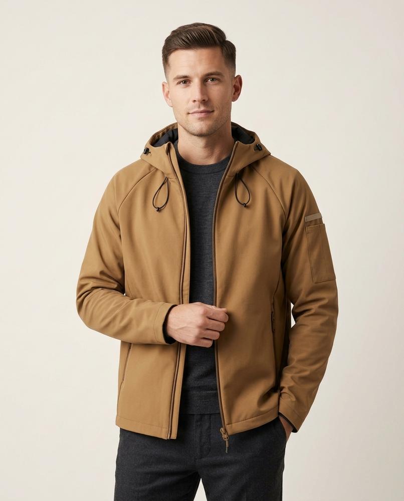 Lands Mode - Norav | Reißverschluss Kapuzen Jacke Herren