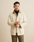 Lands Mode - Augon | Kontrastfarbene Canvas Jacke Herren