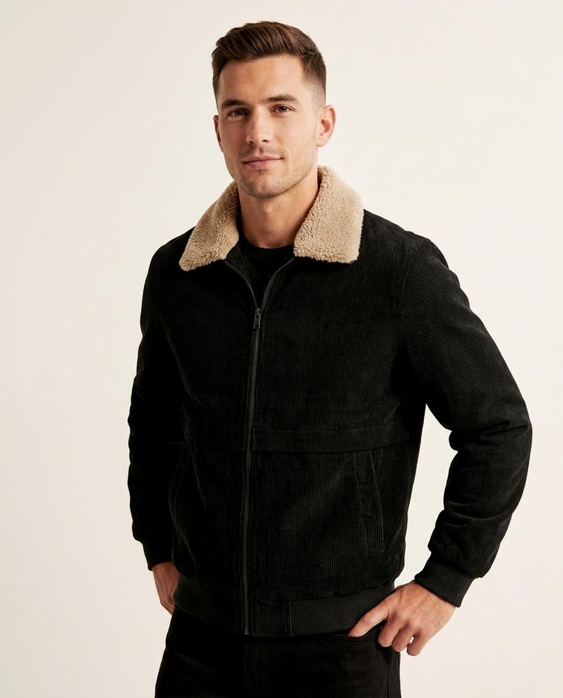 Lands Mode - Melos | Gefüttert Cord Jacke Herren