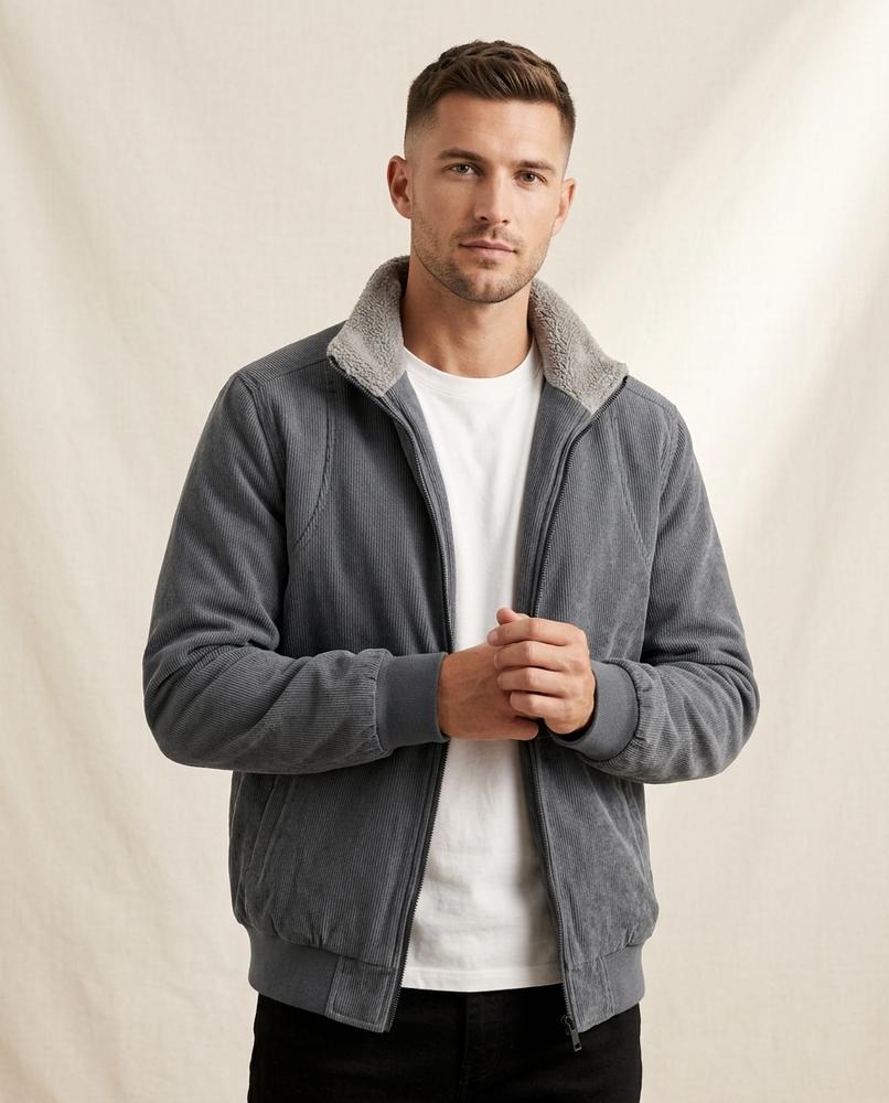 Lands Mode - Melos | Gefüttert Cord Jacke Herren