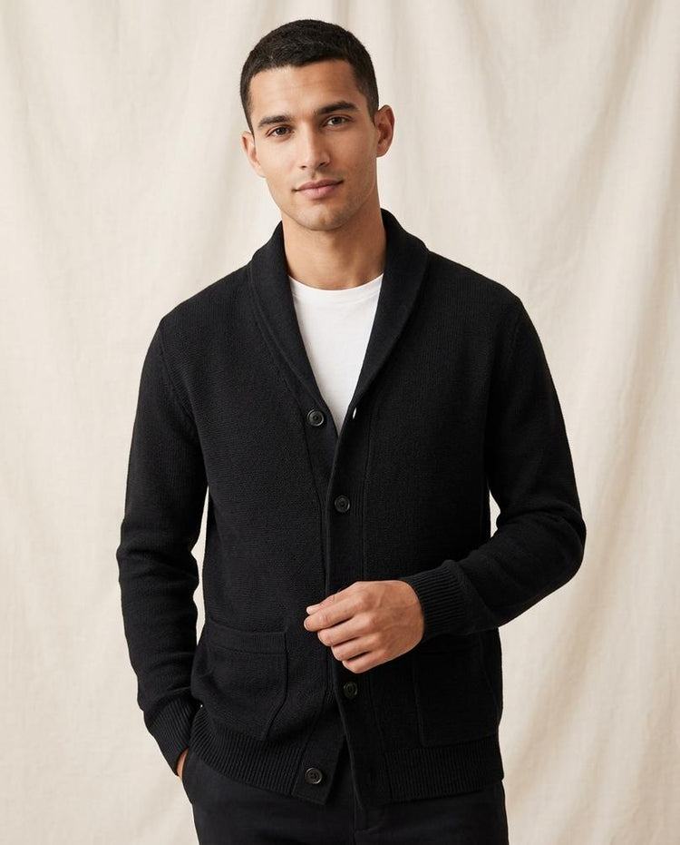 Beanland - Revan | Schalkragen Geknöpft Cardigan Herren