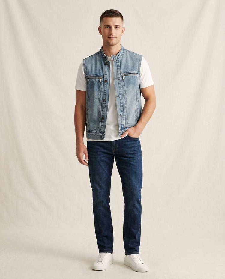 Beanland - Rimot | Ärmellose Denim Weste Herren