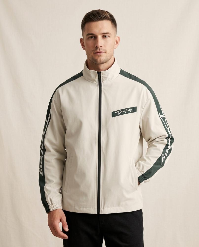 Lands Mode - Nituk | Gestreift Reißverschluss Jacke Unisex